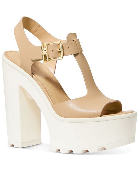 michael kors sinead leather platform sandal|Sinead Leather Platform Sandal .